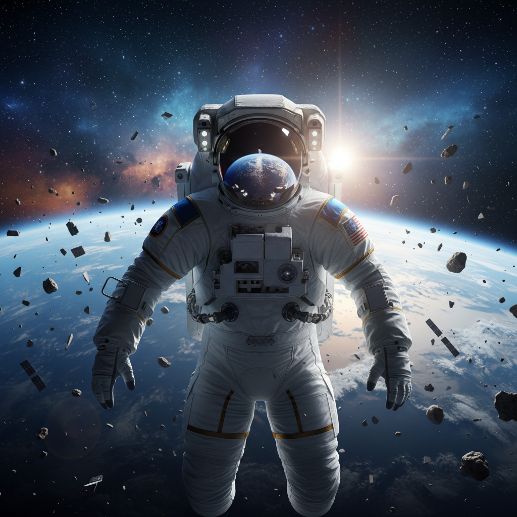 Astronauta no espaço
